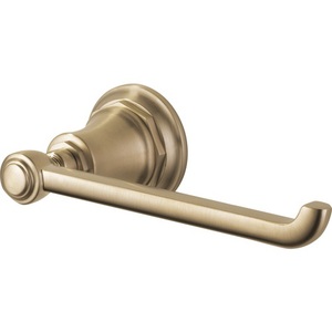 D695061GL Rook Paper Holder Bathroom Accessory - Brilliance Luxe Gold