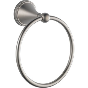 D69546BN Tresa Towel Ring Bathroom Accessory - Brilliance Brushed Nickel