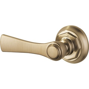 D696361GL Rook Toilet Tank Lever Bathroom Accessory - Brilliance Luxe Gold