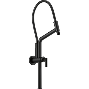 D81892BL Essential Showers Slide Bar Shower Accessory - Matte Black
