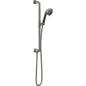 D85735SL Litze Hand Held Shower - Slide Bar Mount Shower Accessory - Luxe Steel D85735SL Litze Hand Held Shower - Slide Bar Mount Shower Accessory - Luxe Steel
