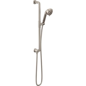 D85735NK Litze Hand Held Shower - Slide Bar Mount Shower Accessory - Brilliance Luxe Nickel D85735NK Litze Hand Held Shower - Slide Bar Mount Shower Accessory - Brilliance Luxe Nickel