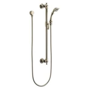 D85785PN Charlotte Hand Held Shower - Slide Bar Mount Shower Accessory - Brilliance Polished Nickel
