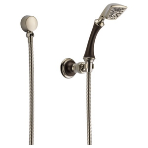D85885PNCO Charlotte Hand Held Shower - Wall Mount Shower Accessory - Cocoa Bronze / Brilliance Polished Nickel D85885PNCO Charlotte Hand Held Shower - Wall Mount Shower Accessory - Cocoa Bronze / Brilliance Polished Nickel