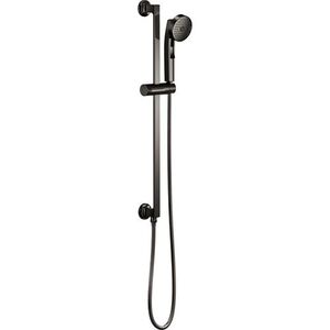 D88706BNX Kintsu Hand Held Shower - Slide Bar Mount Shower Accessory - Brilliance Black Onyx