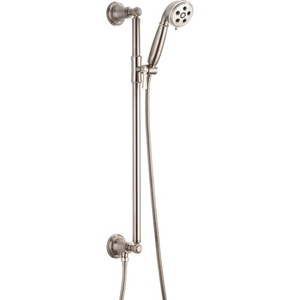 D88761NK Rook Hand Held Shower - Slide Bar Mount Shower Accessory - Brilliance Luxe Nickel D88761NK Rook Hand Held Shower - Slide Bar Mount Shower Accessory - Brilliance Luxe Nickel