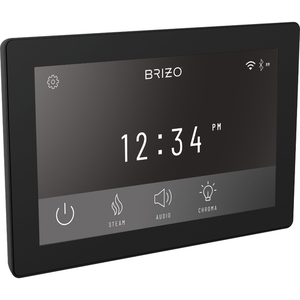 D8CN600SBL SensoriPLus Steam Control Steam Bath - Matte Black