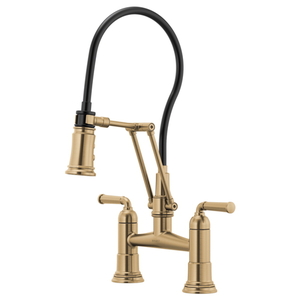 D62274LFGL Rook Pull-Out Spray Kitchen Faucet - Brilliance Luxe Gold