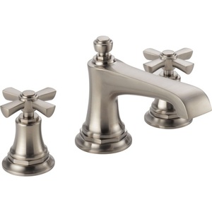 D65360LFNKLHPECO/DHX5361NK Rook 8'' Widespread Bathroom Faucet - Brilliance Luxe Nickel