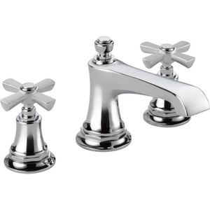 D65360LFPCLHPECO/DHX5361PC Rook 8'' Widespread Bathroom Faucet - Chrome