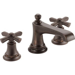 D65360LFRBLHPECO/DHX5361RB Rook 8'' Widespread Bathroom Faucet - Venetian Bronze