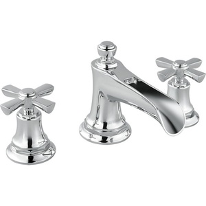 D65361LFPCLHP/DHX5361PC Rook 8'' Widespread Bathroom Faucet - Chrome