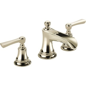 D65361LFPNLHP/DHL5360PN Rook 8'' Widespread Bathroom Faucet - Brilliance Polished Nickel