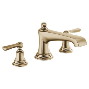 DT67360GLLHP Rook Tub Faucet Trim Trim Kit - Brilliance Luxe Gold DT67360GLLHP Rook Tub Faucet Trim Trim Kit - Brilliance Luxe Gold
