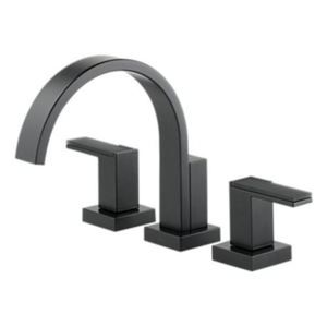 DT67380BLLHP/DHL682BL/DR62707 Siderna Deck Mount Tub Faucet - Matte Black DT67380BLLHP/DHL682BL/DR62707 Siderna Deck Mount Tub Faucet - Matte Black
