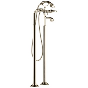 DT70385PN/DT70210PNLHP/DRP73766PN/DR70200 Charlotte Freestanding Tub Faucet - Brilliance Polished Nickel DT70385PN/DT70210PNLHP/DRP73766PN/DR70200 Charlotte Freestanding Tub Faucet - Brilliance Polished Nickel