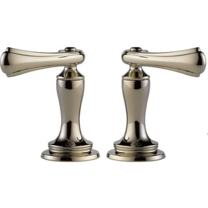 DHL5385PN Charlotte Faucet Handles Part - Brilliance Polished Nickel DHL5385PN Charlotte Faucet Handles Part - Brilliance Polished Nickel
