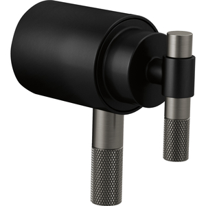 DHL6033BLSL Litze Faucet Handles Part - Matte Black/Luxe Steel DHL6033BLSL Litze Faucet Handles Part - Matte Black/Luxe Steel