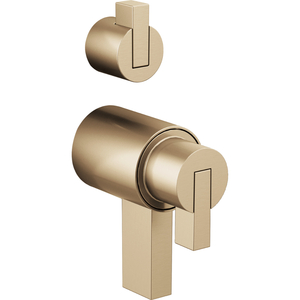 DHL7532GL Litze Faucet Handles Part - Brilliance Luxe Gold