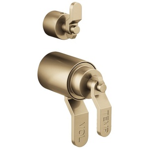 DHL7534GL Litze Faucet Handles Part - Brilliance Luxe Gold