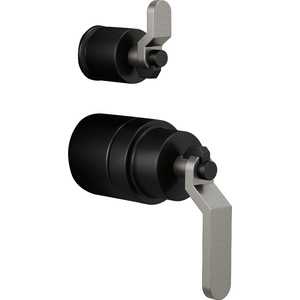 DHL75P34BLSL Litze Faucet Handles Part - Matte Black/Luxe Steel DHL75P34BLSL Litze Faucet Handles Part - Matte Black/Luxe Steel