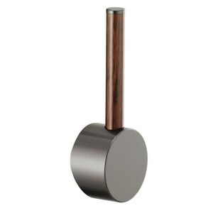 DHLB177SLWD Odin Faucet Handles Part - Luxe Steel / Wood DHLB177SLWD Odin Faucet Handles Part - Luxe Steel / Wood
