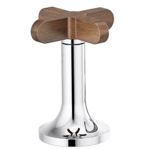 DHX5375PCWD Odin Faucet Handles Part - Chrome / Wood DHX5375PCWD Odin Faucet Handles Part - Chrome / Wood