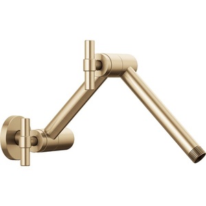 DRP81434GL Shower Arm Shower Accessory - Brilliance Luxe Gold DRP81434GL Shower Arm Shower Accessory - Brilliance Luxe Gold