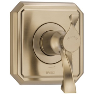 DT60030GL Virage Thermostatic / Volume Control Trim Trim Kit - Brilliance Luxe Gold