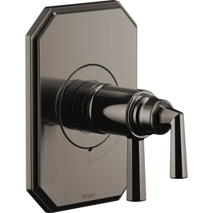 DT60065BNX Beauclere Thermostatic Valve Trim Trim Kit - Brilliance Black Onyx DT60065BNX Beauclere Thermostatic Valve Trim Trim Kit - Brilliance Black Onyx