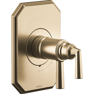 DT60065GL Beauclere Thermostatic Valve Trim Trim Kit - Luxe Gold DT60065GL Beauclere Thermostatic Valve Trim Trim Kit - Luxe Gold