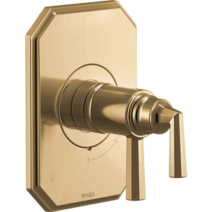 DT60065PG Beauclere Thermostatic Valve Trim Trim Kit - Polished Gold