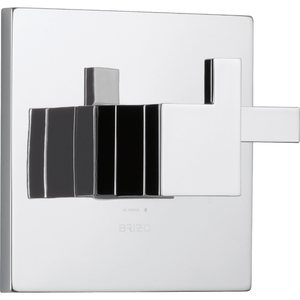 DT60080PC Siderna Thermostatic / Volume Control Trim Trim Kit - Chrome