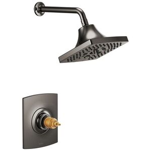 DT60206BNXLHP Kintsu Shower Faucet Trim Trim Kit - Brilliance Black Onyx