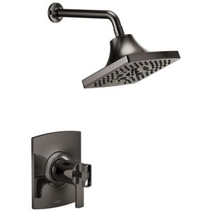 DT60206BNXLHP/DHK6006BNX/DR60000UNBX Kintsu Single Handle Shower Faucet - Brilliance Black Onyx