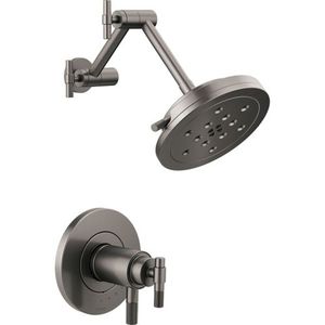 DT60235SLLHP/DHL6033SL/DR60000UNBX Litze Single Handle Shower Faucet - Luxe Steel