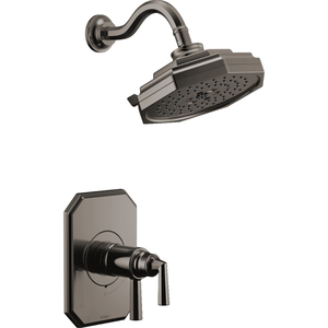 DT60265BNX Beauclere Single Handle Shower Faucet - Brilliance Black Onyx