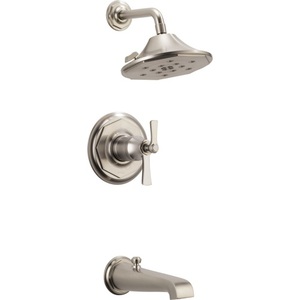 DT60461NK Rook Tub & Shower Faucet Trim Trim Kit - Brilliance Luxe Nickel