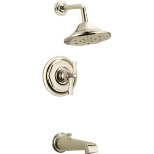 DT60461PN Rook Tub & Shower Faucet Trim Trim Kit - Brilliance Polished Nickel