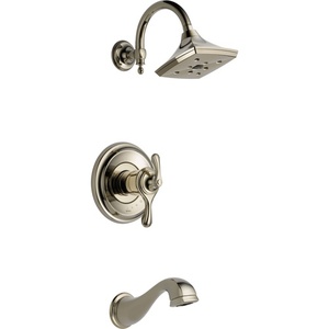 DT60485PN Charlotte Tub & Shower Faucet Trim Trim Kit - Brilliance Polished Nickel