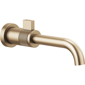 DT65735LFGL/DR65700 Litze Wall Mount Bathroom Faucet Bathroom Faucet - Brilliance Luxe Gold