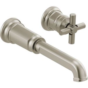 DT65776LFNKLHP/DHX5876NK/DR85800 Invari Wall Mount Bathroom Faucet Bathroom Faucet - Brilliance Luxe Nickel