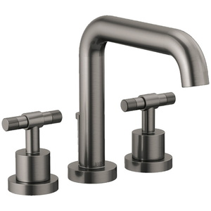 DT67335SLLHP/DHL633SL/DR62707 Litze Deck Mount Tub Faucet - Luxe Steel DT67335SLLHP/DHL633SL/DR62707 Litze Deck Mount Tub Faucet - Luxe Steel