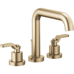 DT67335GLLHP/DHL634GL/DR62707 Litze Deck Mount Tub Faucet - Brilliance Luxe Gold