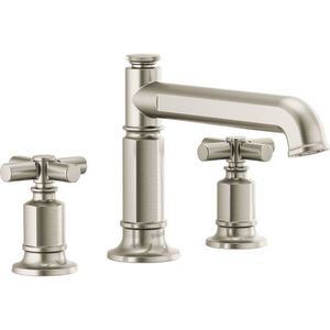 DT67376NKLHP/DHX676NK/DR62707 Invari Deck Mount Tub Faucet - Brilliance Luxe Nickel