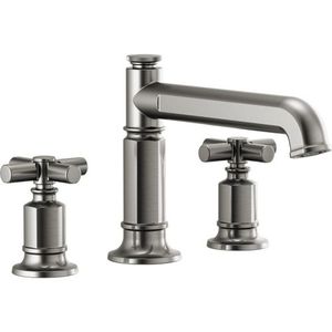 DT67376SLLHP/DHX676SL/DR62707 Invari Deck Mount Tub Faucet - Luxe Steel