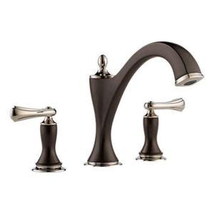DT67385PNCOLHP Charlotte Tub Faucet Trim Trim Kit - Cocoa Bronze / Brilliance Polished Nickel DT67385PNCOLHP Charlotte Tub Faucet Trim Trim Kit - Cocoa Bronze / Brilliance Polished Nickel