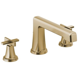 DT67398GLLHP/DHX698GL/DR62707 Levoir Deck Mount Tub Faucet - Brilliance Luxe Gold