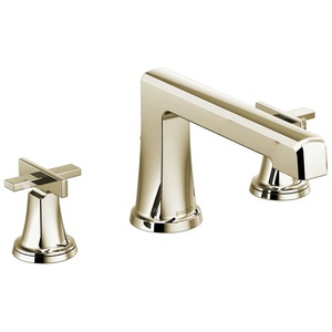 DT67398PNLHP/DHX698PN/DR62707 Levoir Deck Mount Tub Faucet - Brilliance Polished Nickel