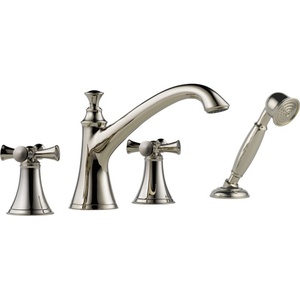 DT67405PNLHP Baliza Tub Faucet Trim Trim Kit - Brilliance Polished Nickel